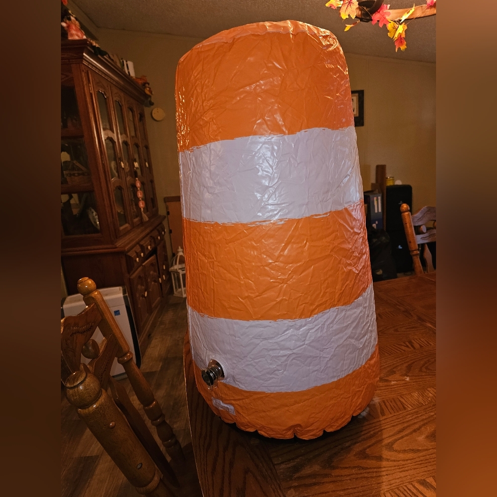 BunkR inflatable battle zone traffic cone battle zone (nerf airsoft)